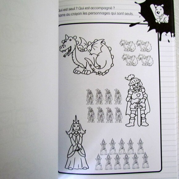 FRENCH KIDS' ACTIVITY BOOK from FRANCE, "Détache et Joue!" or "Detach and Play!" - Picture 5 of 8